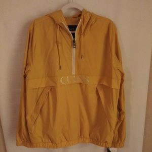 Guess Mens half zip windbreaker anorak jacket BNWT